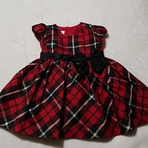Red and Black Checkered Dress
